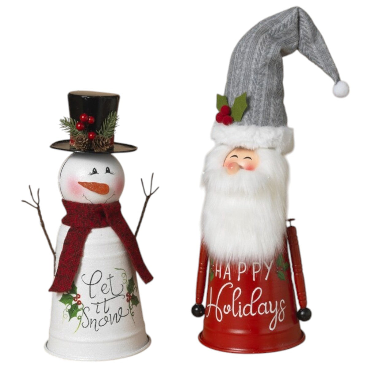 Whimsical Holiday Metal Figurine -