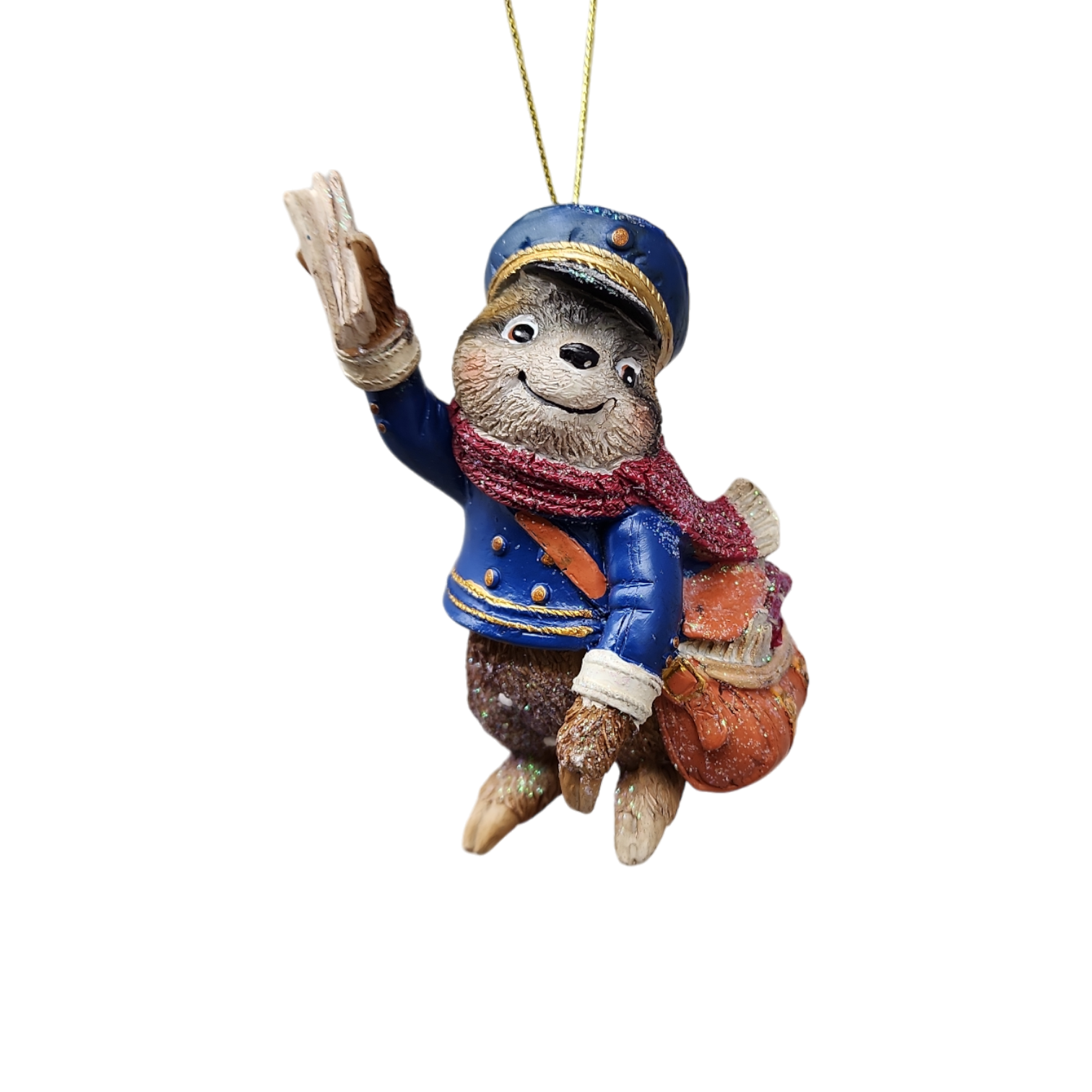 Whimsical Raccoon Ornament -