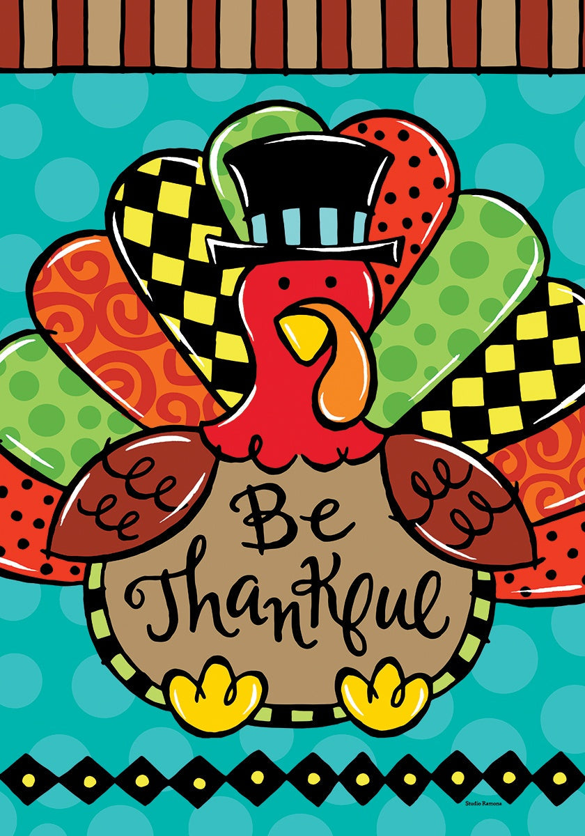 Whimsy Turkey - Flag - 28x40