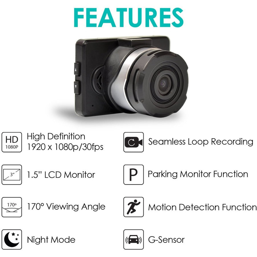 Whistler D24Rs Digital Camcorder - 1.5" Lcd Screen - Full Hd