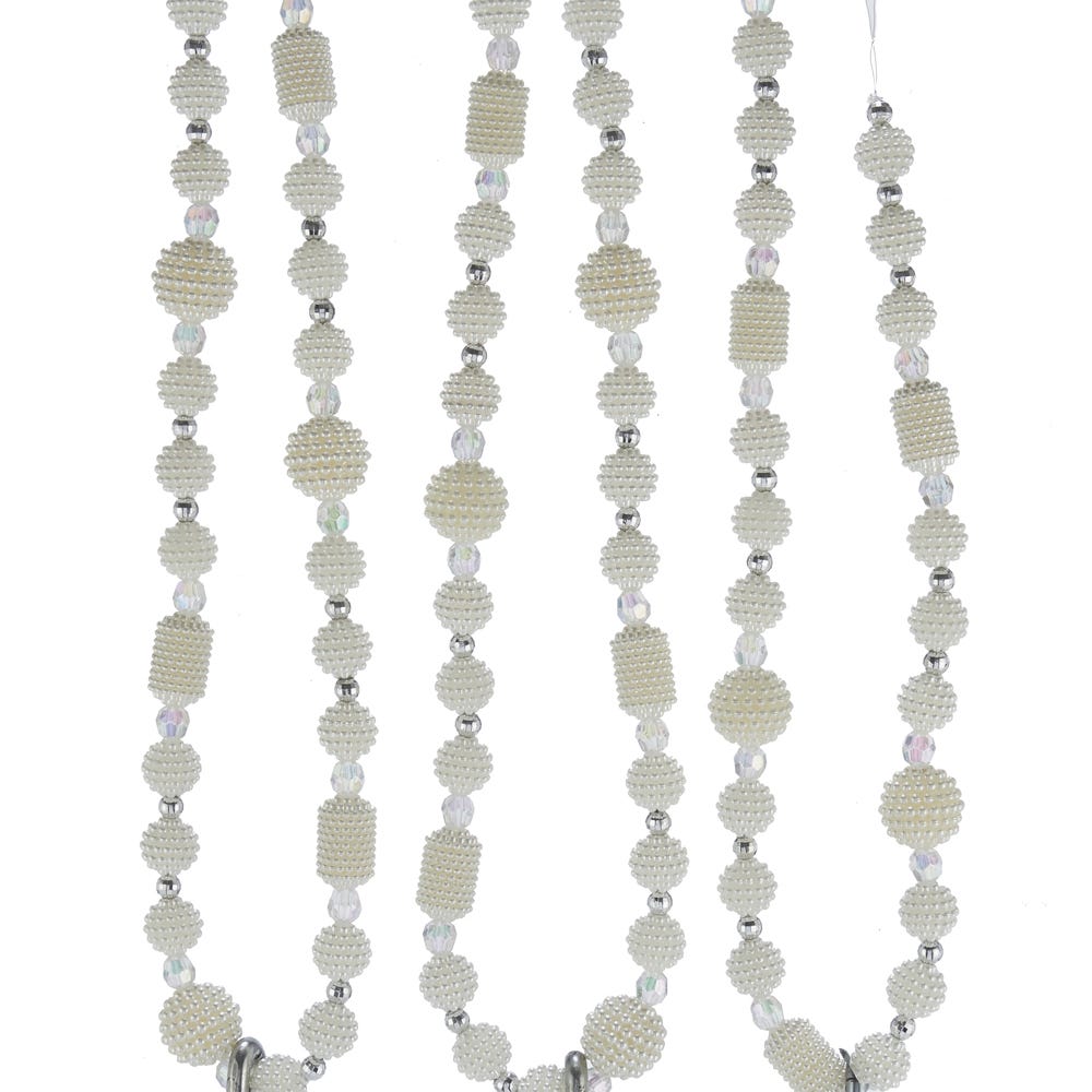 White Bead Garland