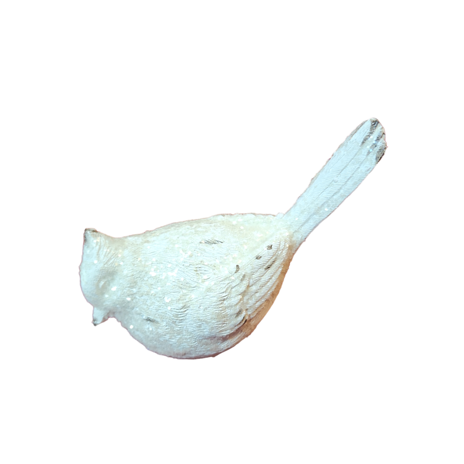 White Cardinal Figurine -