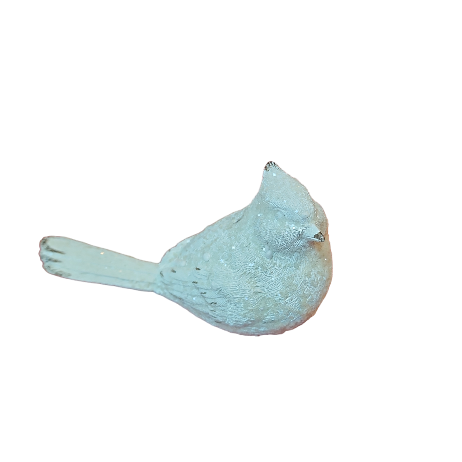 White Cardinal Figurine -