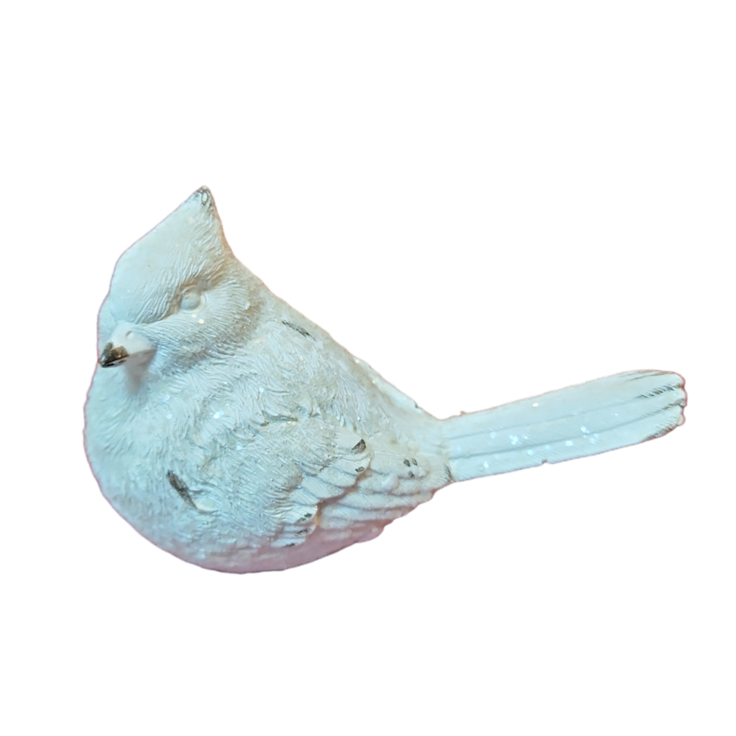 White Cardinal Figurine -