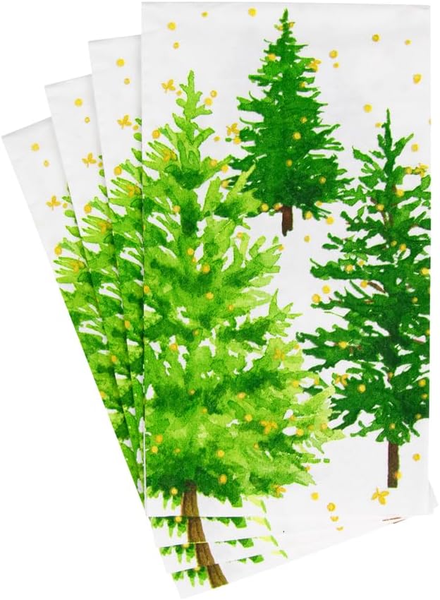 White Christmas Guest Towel / Buffet Napkin