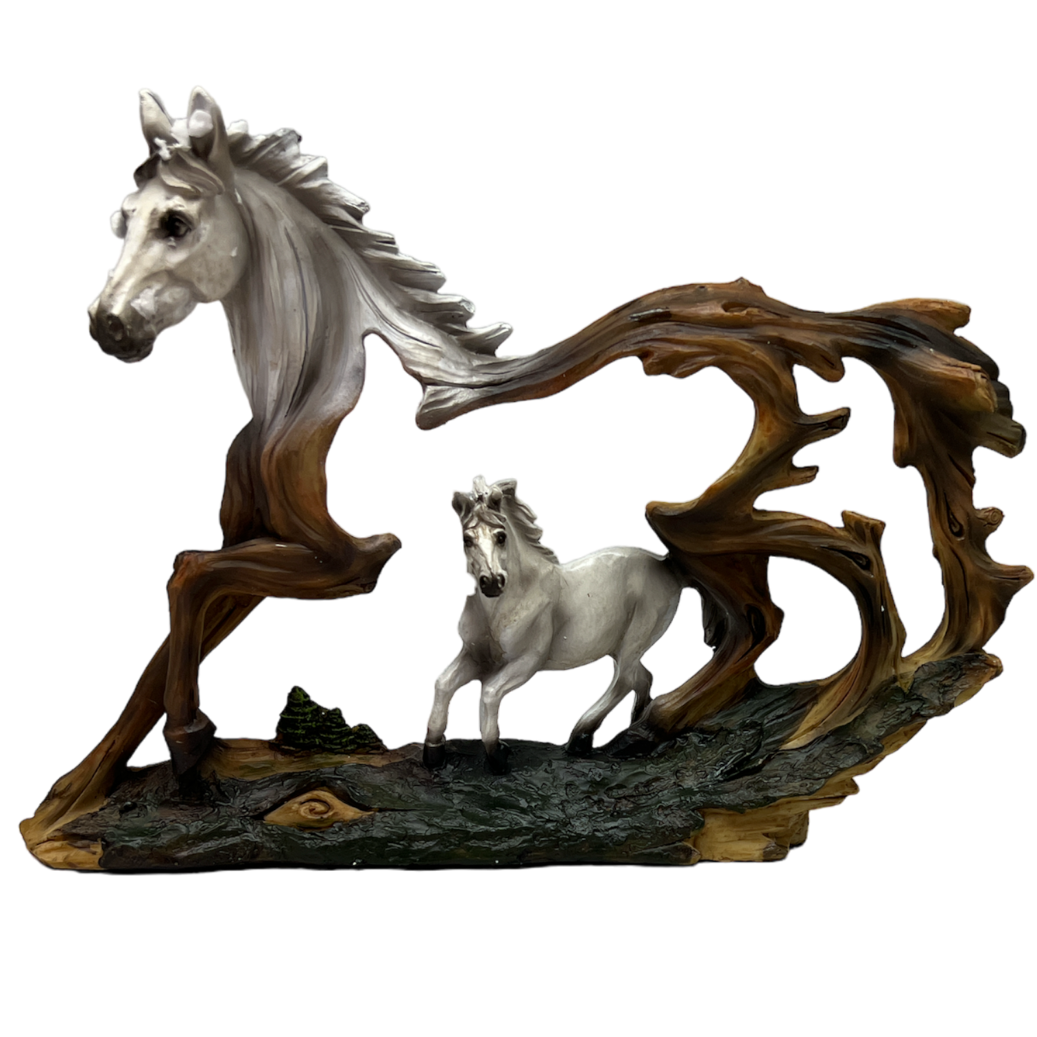 White Horse In A Horse Figurine