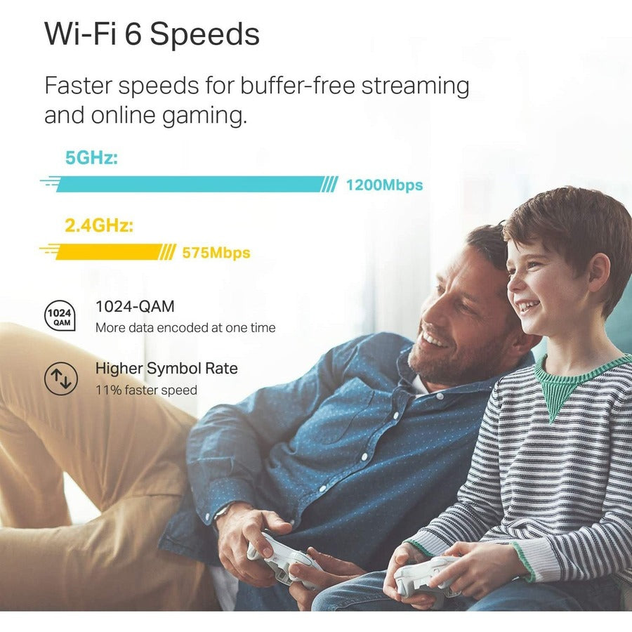 Wi-Fi 6 Mesh System - AX1800 Whole Home Network Coverage | TP-Link DECO X20(1-PACK)