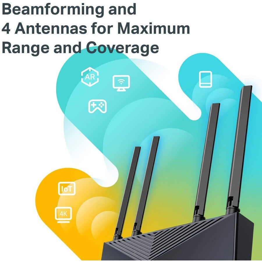 Wi-Fi 6 Router AX1500 - Dual-Band Gigabit Ports OFDMA | Archer AX10