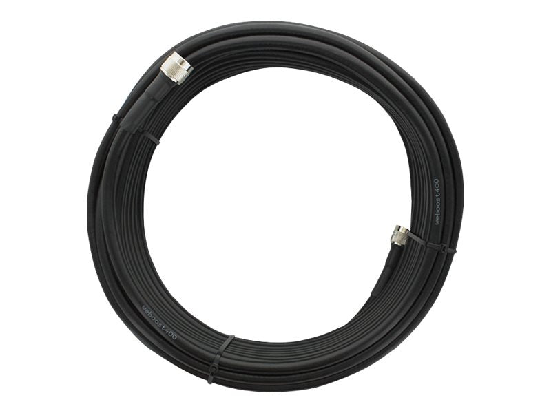 Wilson - Antenna cable - N connector (M) to N connector (M) - 60 ft - coaxial - LMR-400 - indoor, outdoor - black - for