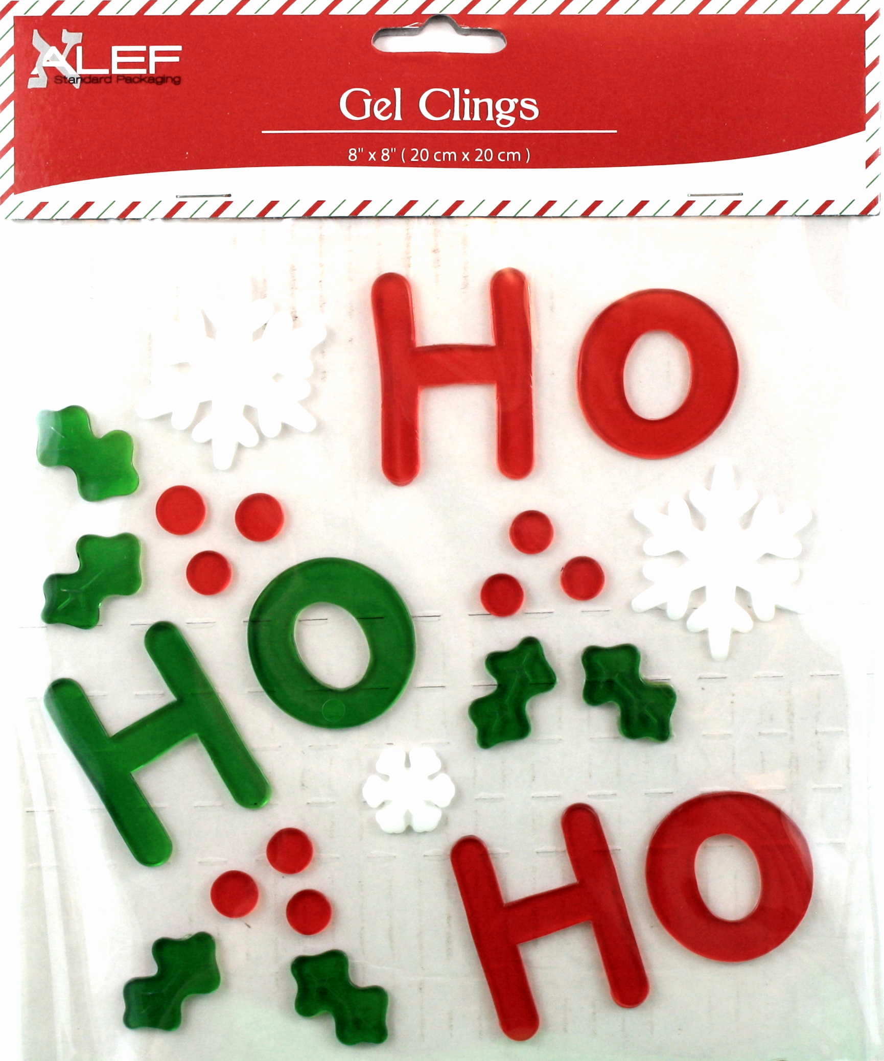 Window Gel Clings - Ho Ho Ho