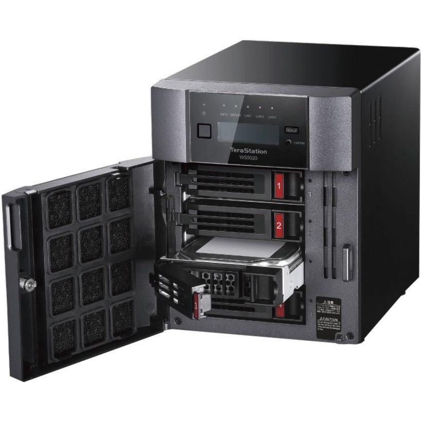 Windows Server IoT 2019 TeraStation WS5420 - Desktop NAS 8TB 4-Bay Storage | Tecisoft WS5420DN08S9