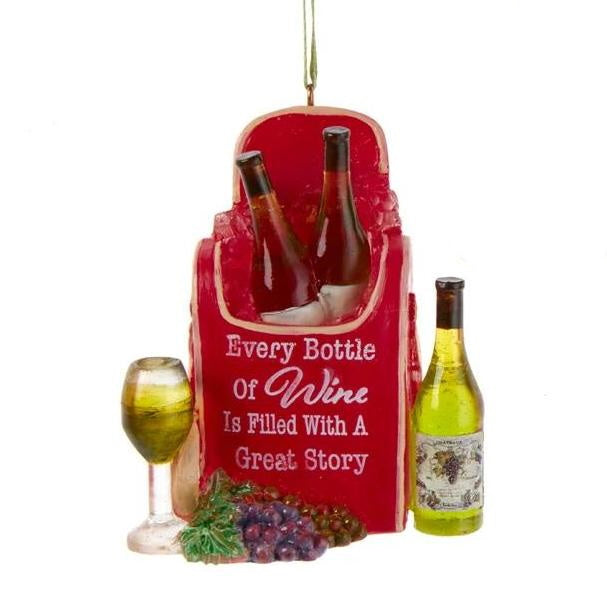 Wine Bag Ornament -