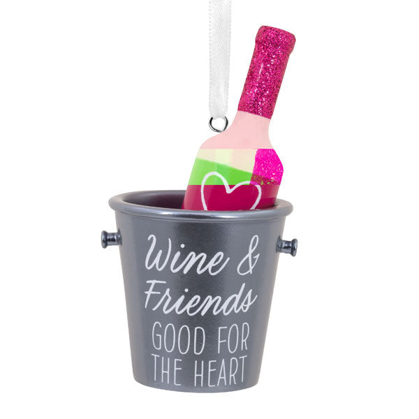 Wine & Friends - Wine Bucket Ornament