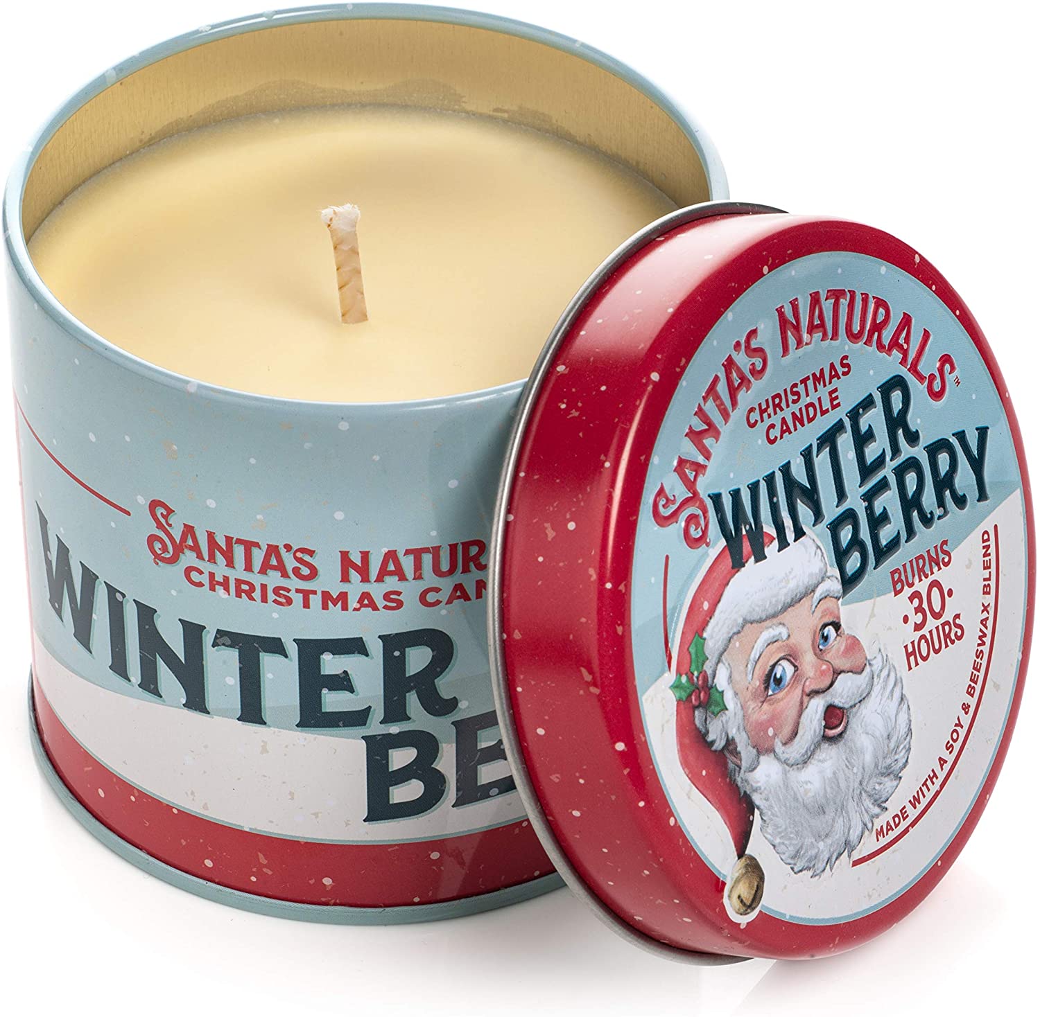 Winter Berry 9 oz Tin Candle
