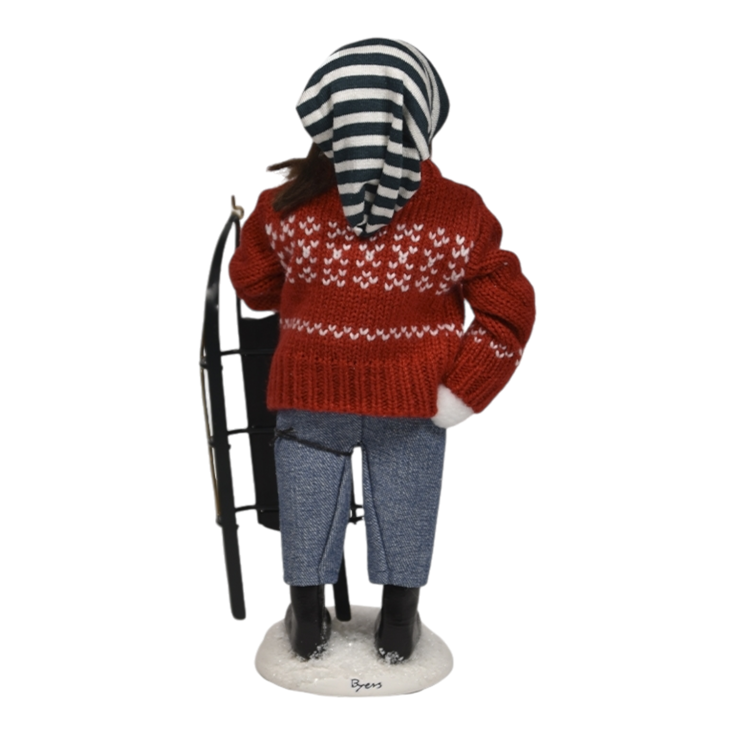 Winter Sports Family - Sledding Girl