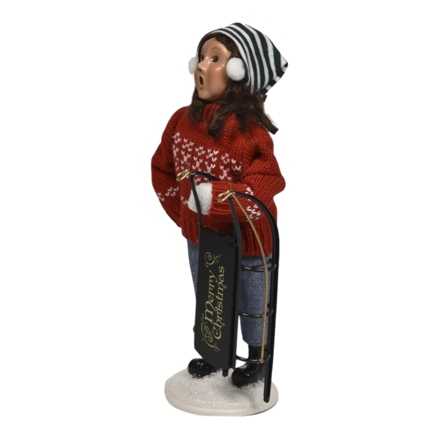 Winter Sports Family - Sledding Girl