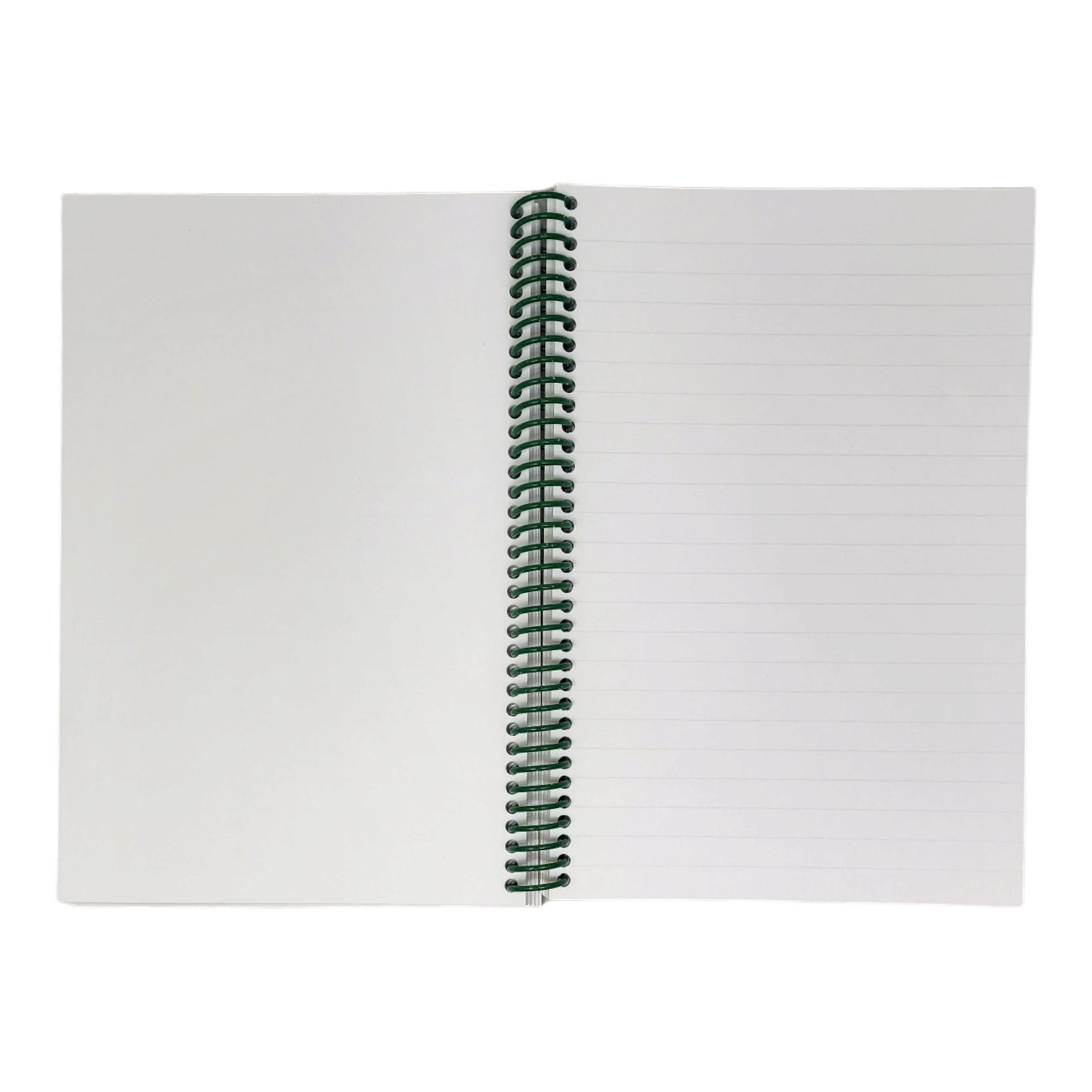 Wirebound 6X9 Lined Journal - Skiing