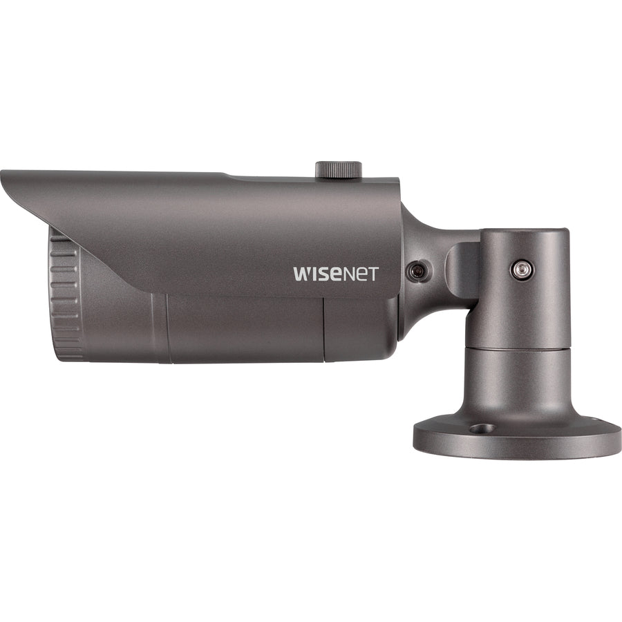 Wisenet QNO-6022R 2 Megapixel Outdoor HD Network Camera - Color - Bullet - Dark Gray