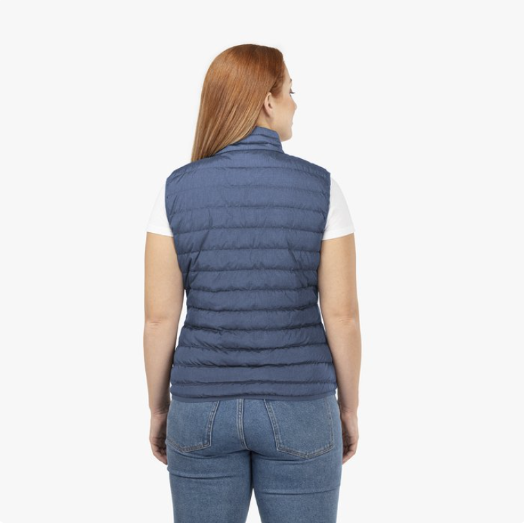 Women’s Packable Puffer Vest – Lightweight Warmth with Custom Embroidery Flair