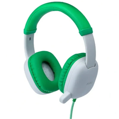 WonderEars AP-400 USB-C Kids Headset - White/Green