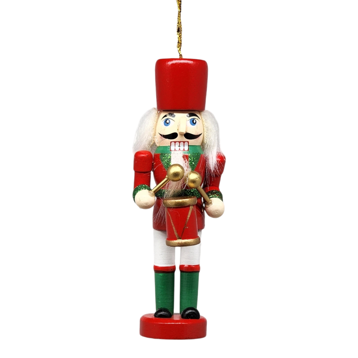Wood Nutcracker Ornament - Soldier