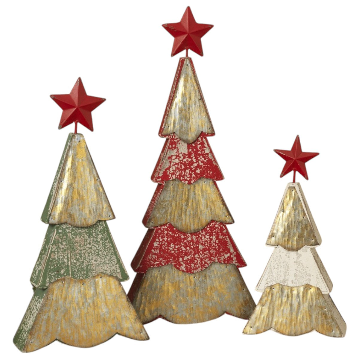 Wood and Metal Holiday Tree -