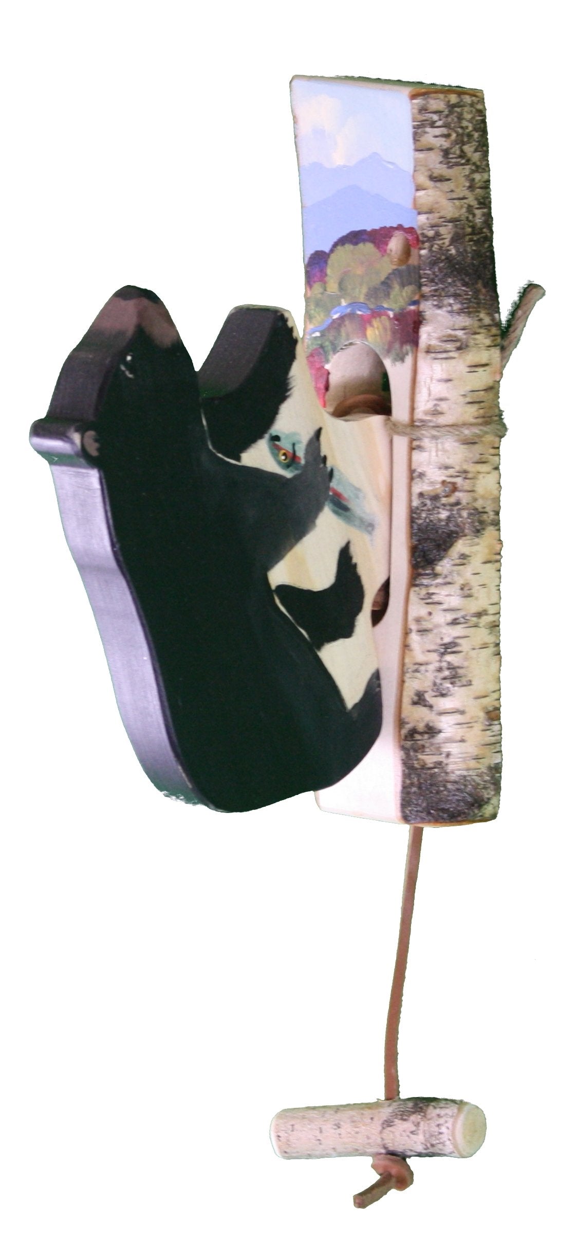 Wooden Carved Door Knockers - Bear