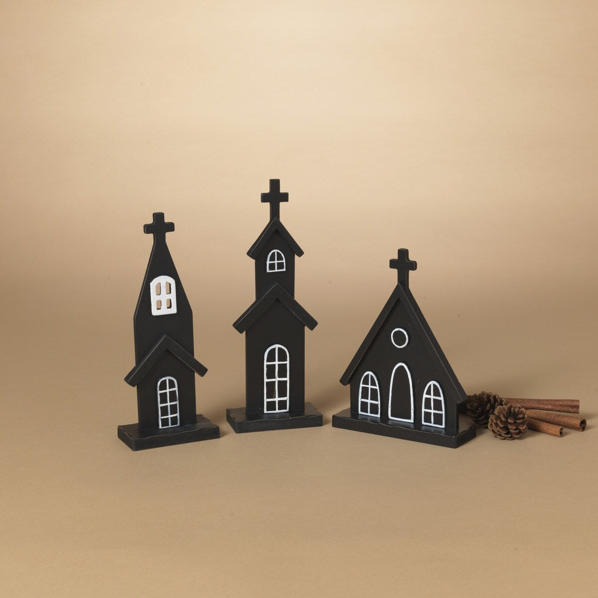 Wooden Church Accent Piece -