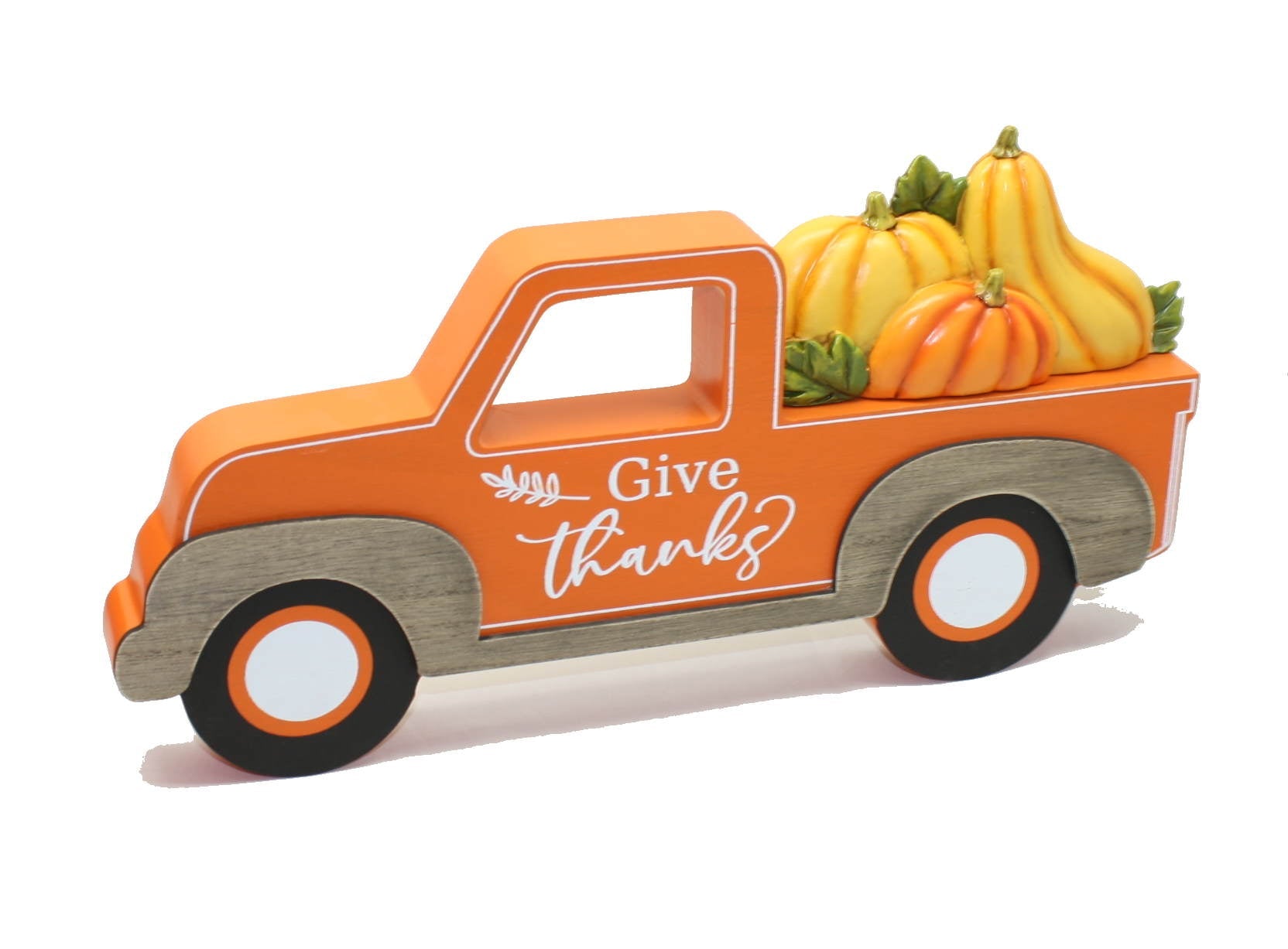 Wooden Harvest Tabletop 13" Truck -