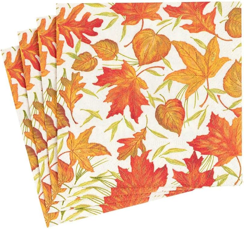 Woodland Leaves Cocktail Napkins