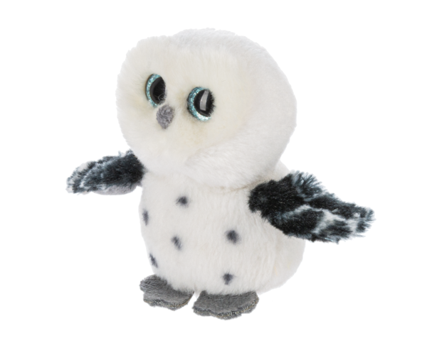 Woodsy Winter Owl - Black and White - 4.5 Inch