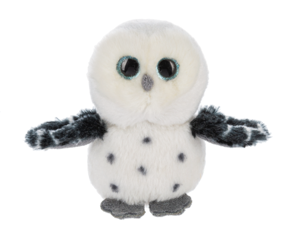 Woodsy Winter Owl - Black and White - 4.5 Inch