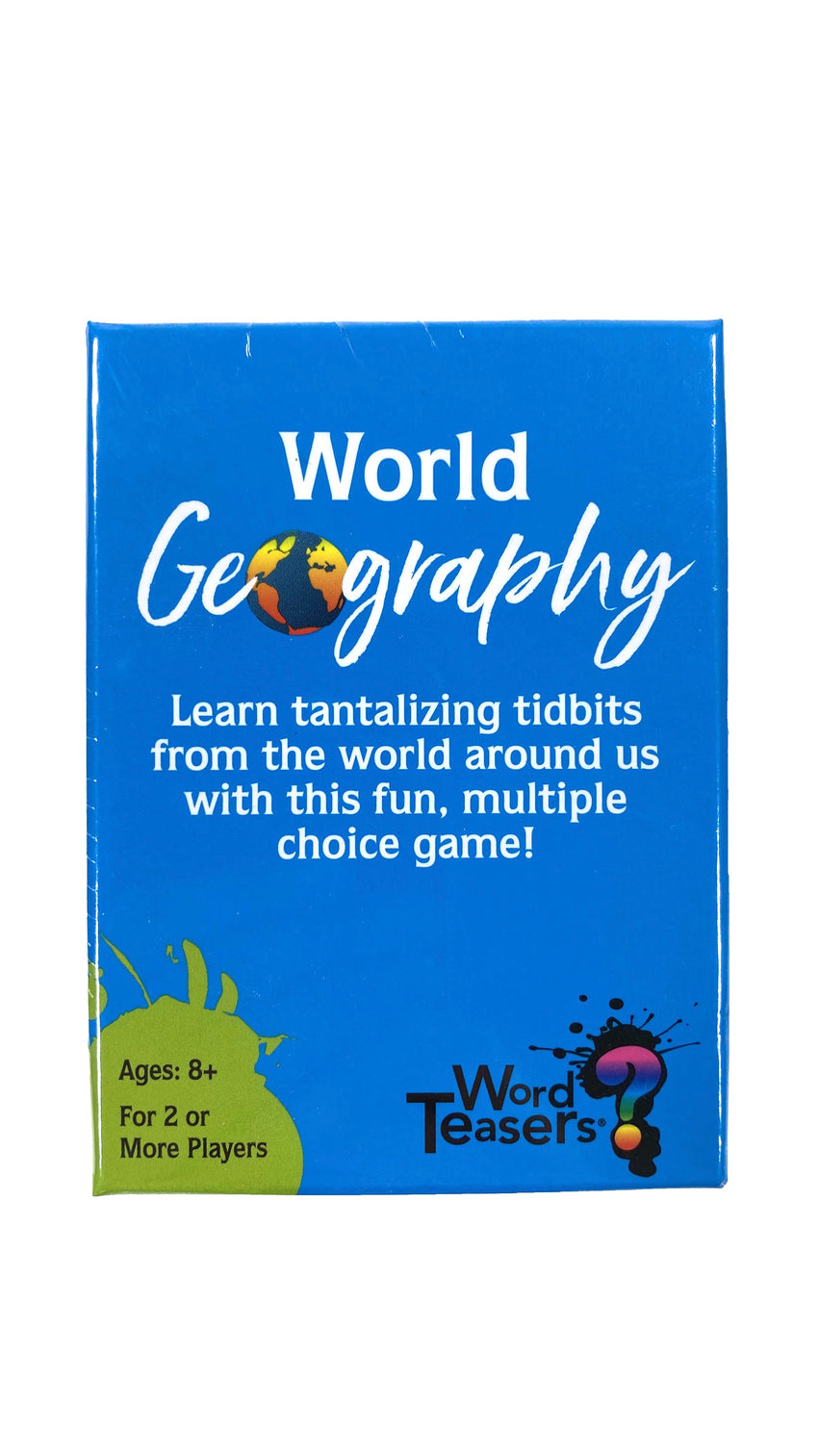 World Geography - Word Teaser Card Game