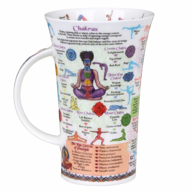 World Of Yoga Body Fine Bone China Mug Glencoe Style