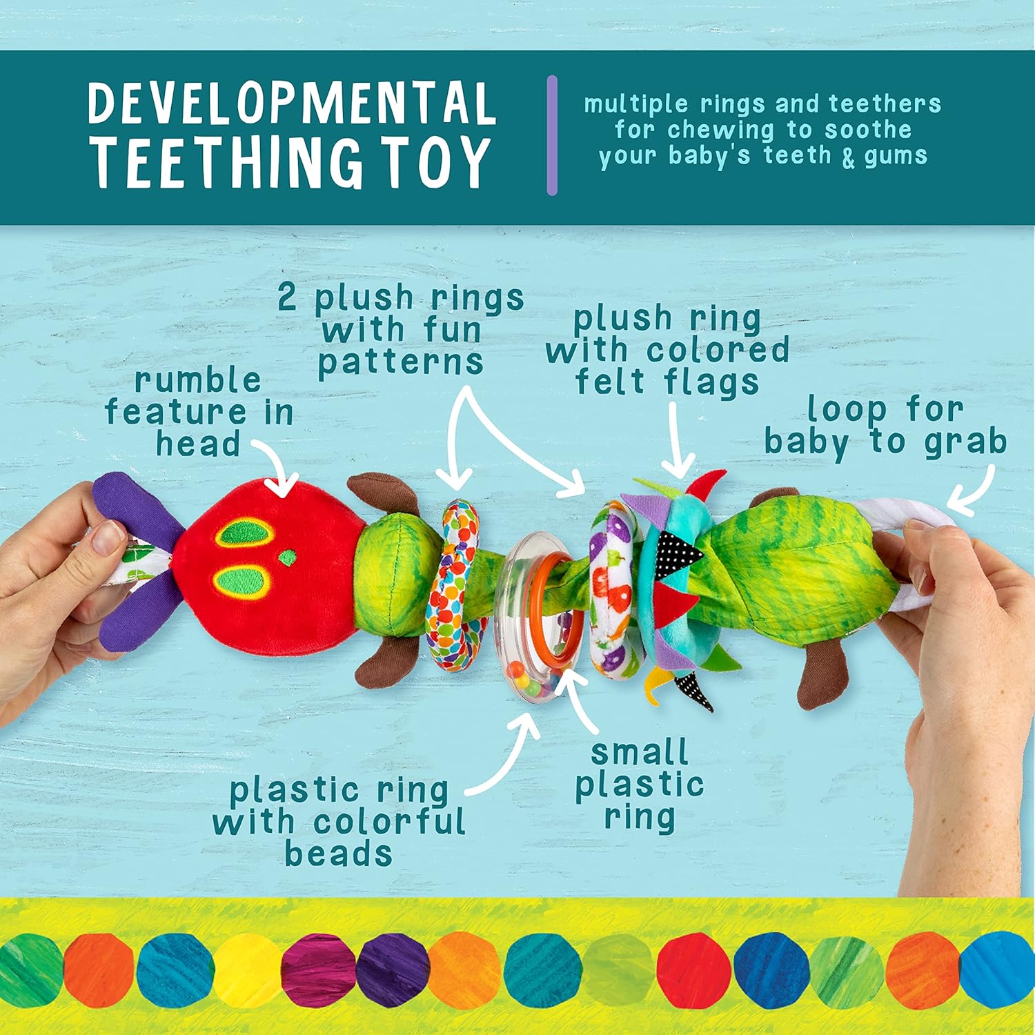 World of Eric Carle The Very Hungry Caterpillar Jiggle Activity Toy