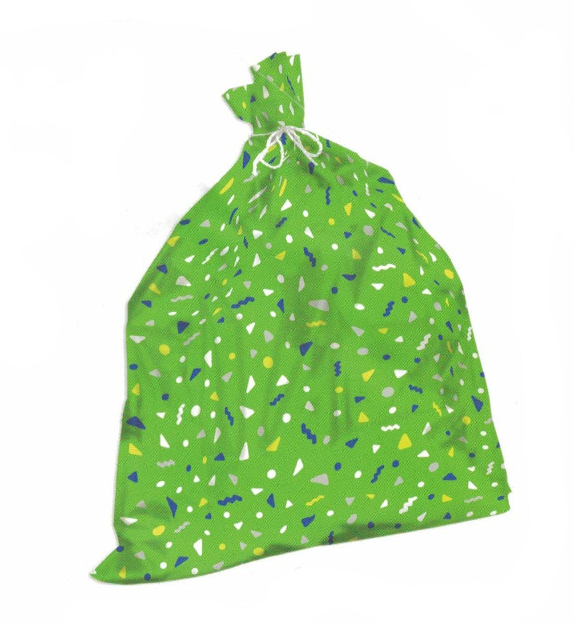Wrap In A Hurry Giant Toy Sack - Green Confetti