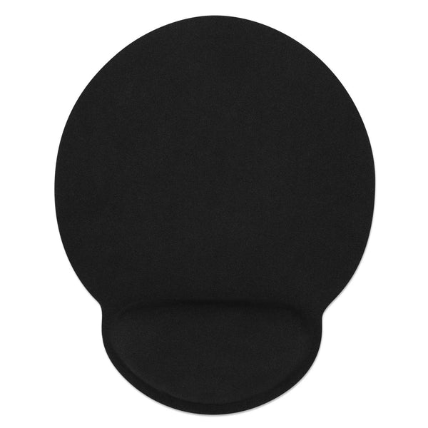Wrist-Rest Black Mouse Pad