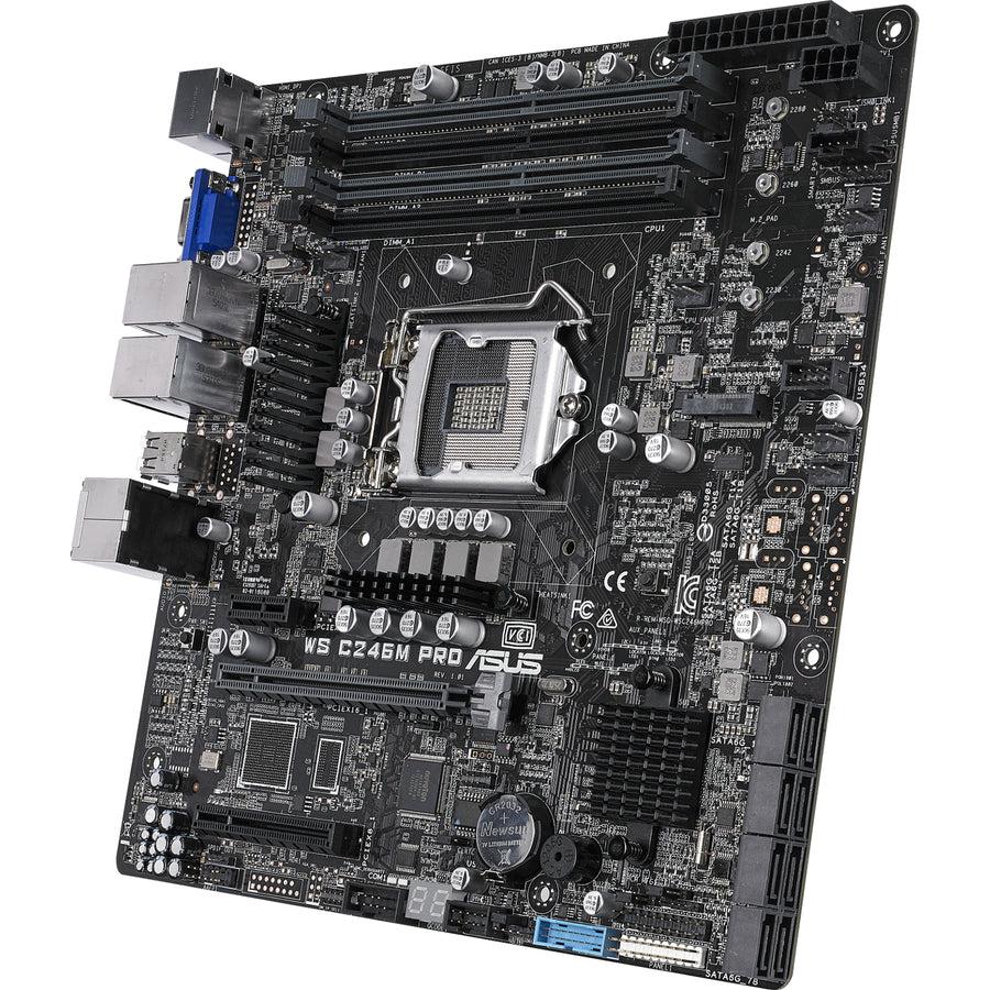 Ws C246M Pro Workstation Mb,Lga1151 Ecc Ddr4 M.2 C246 Sv Ws