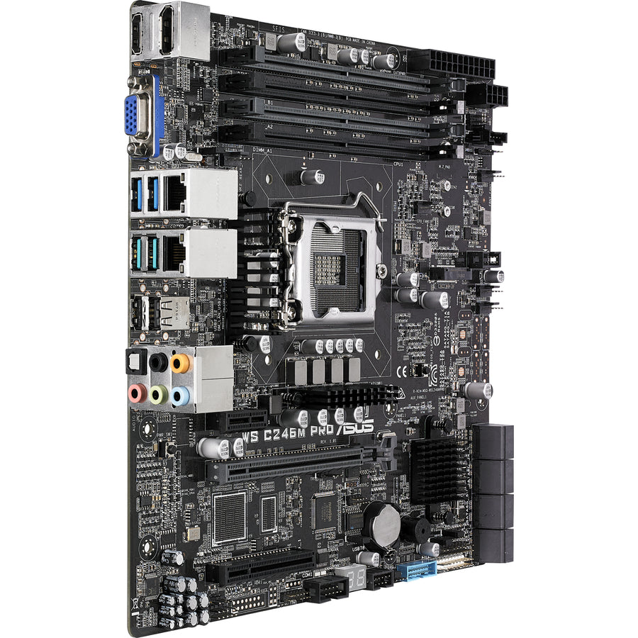 Ws C246M Pro Workstation Mb,Lga1151 Ecc Ddr4 M.2 C246 Sv Ws