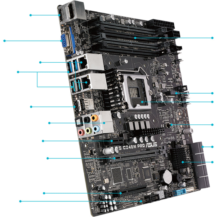 Ws C246M Pro Workstation Mb,Lga1151 Ecc Ddr4 M.2 C246 Sv Ws
