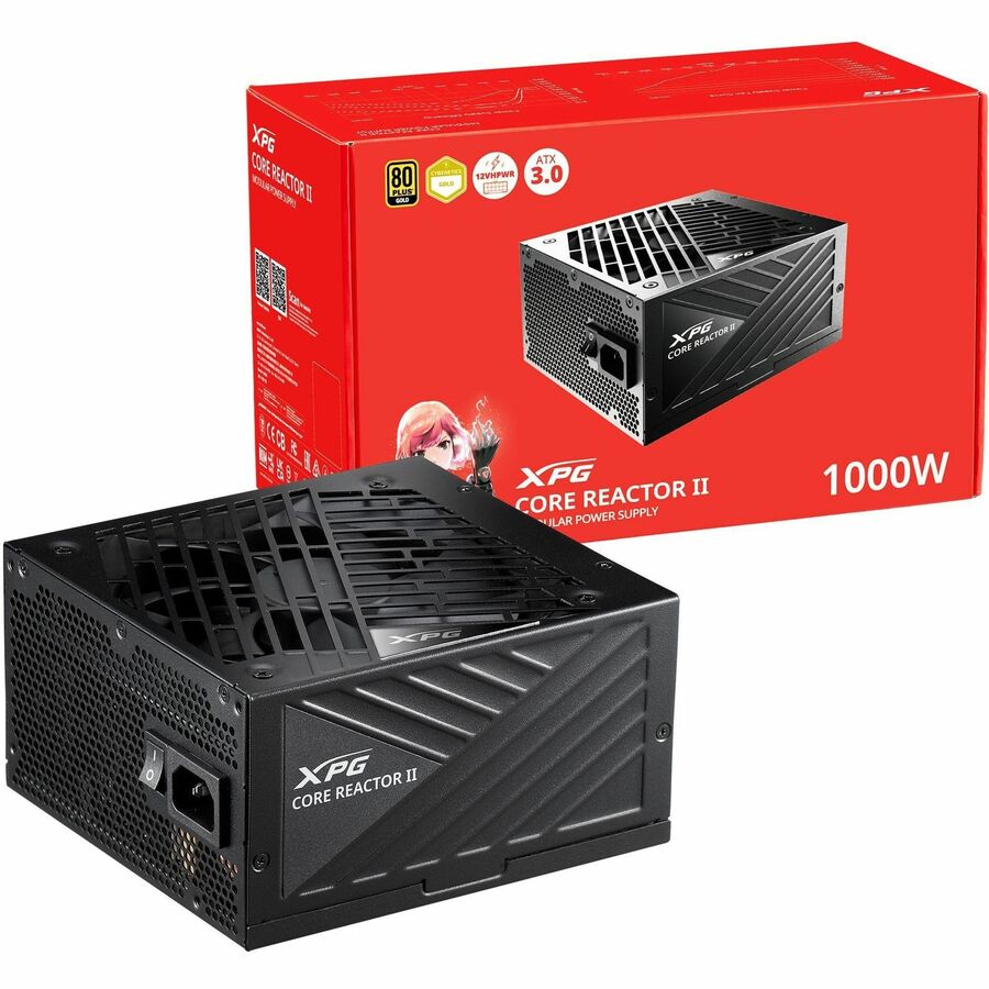 XPG COREREACTORII650G-BKCUS 650W Power Supply - Internal - 650 W - 1 Fan(s)