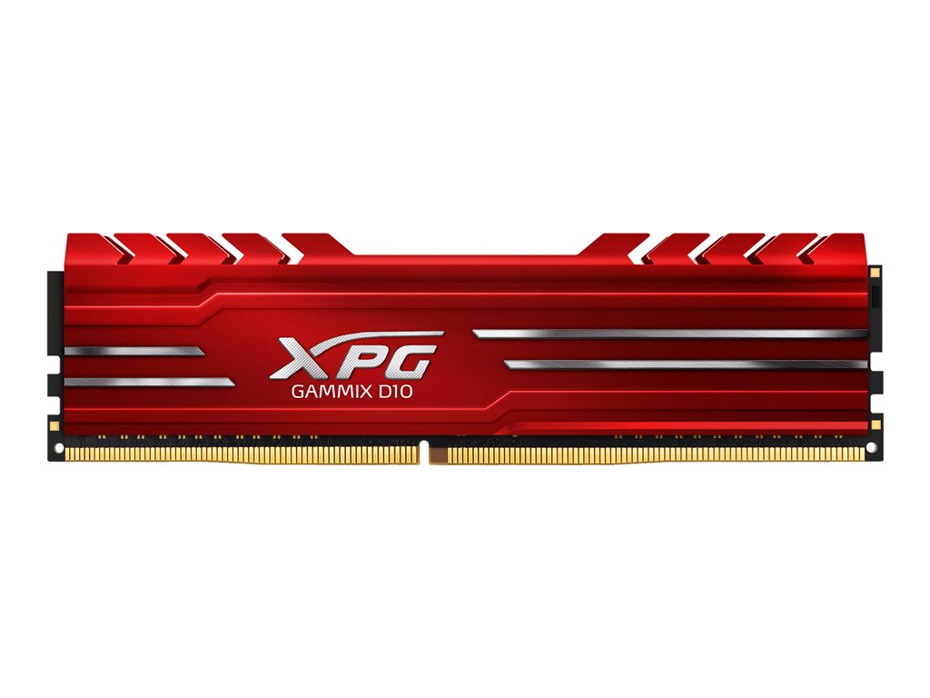 XPG GAMMIX D10 - DDR4 - kit - 16 GB: 2 x 8 GB - DIMM 288-pin - 3200 MHz / PC4-25600 - CL16 - 1.35 V - unbuffered -
