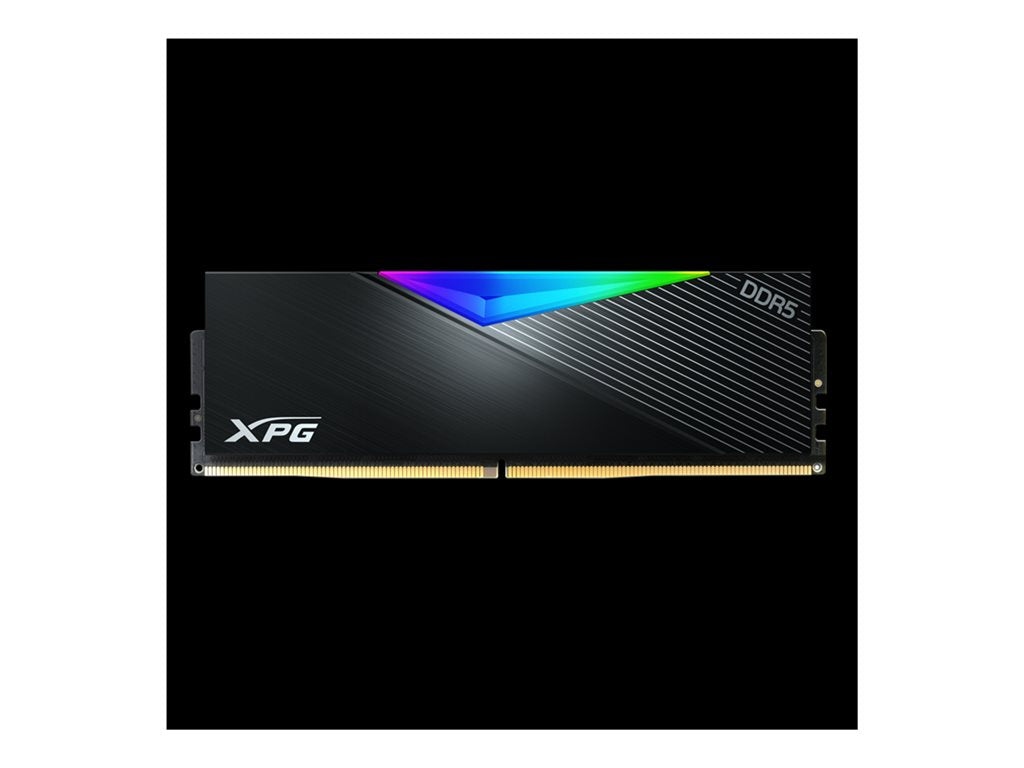 XPG LANCER RGB - DDR5 - module - 16 GB - DIMM 288-pin - 6000 MHz / PC5-48000 - CL40 - 1.35 V - unbuffered - on-die ECC -