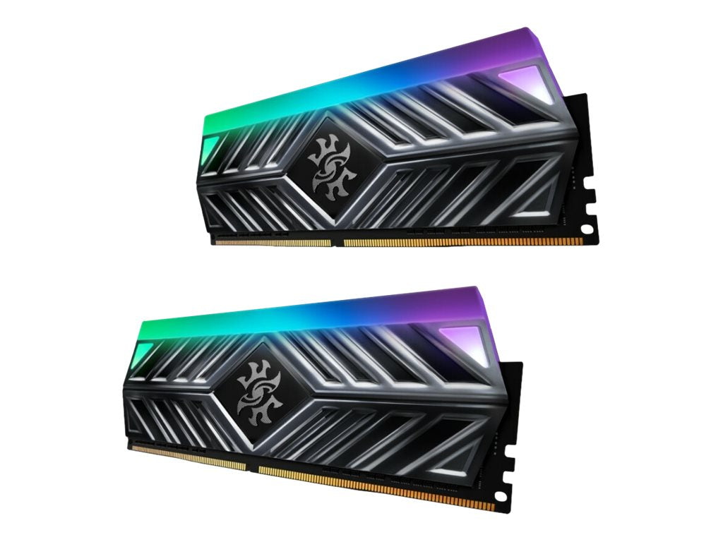 XPG SPECTRIX D41 - DDR4 - kit - 32 GB: 2 x 16 GB - DIMM 288-pin - 3200 MHz / PC4-25600 - CL16 - 1.35 V - unbuffered -