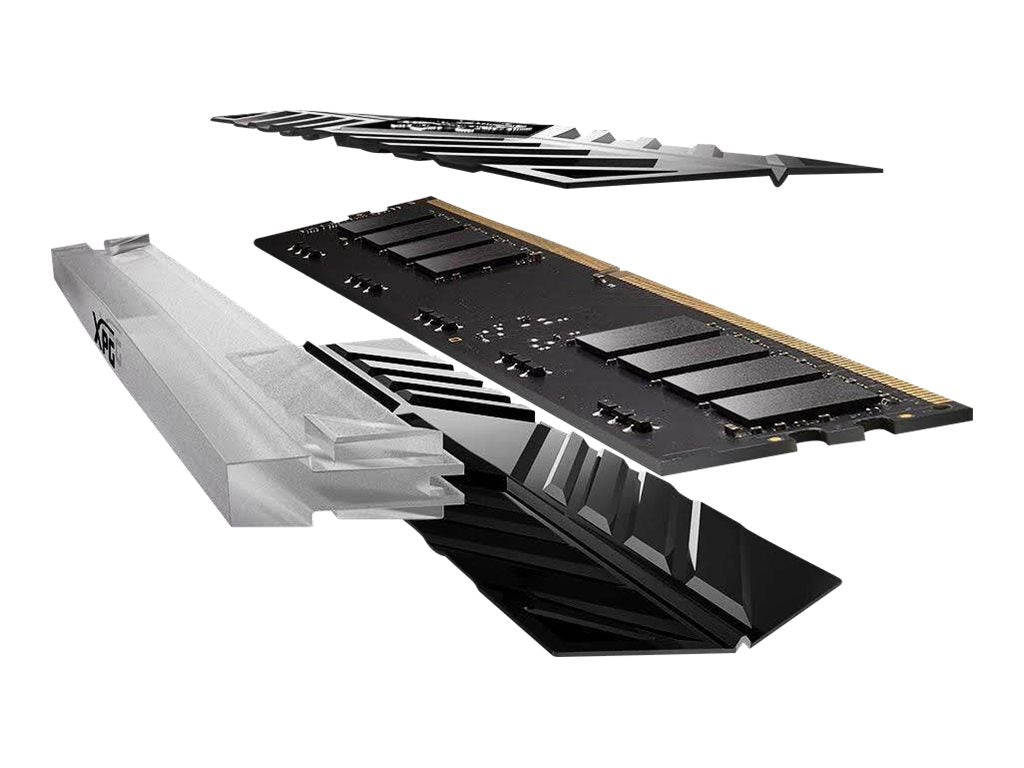 XPG SPECTRIX D41 - DDR4 - kit - 32 GB: 2 x 16 GB - DIMM 288-pin - 3200 MHz / PC4-25600 - CL16 - 1.35 V - unbuffered -