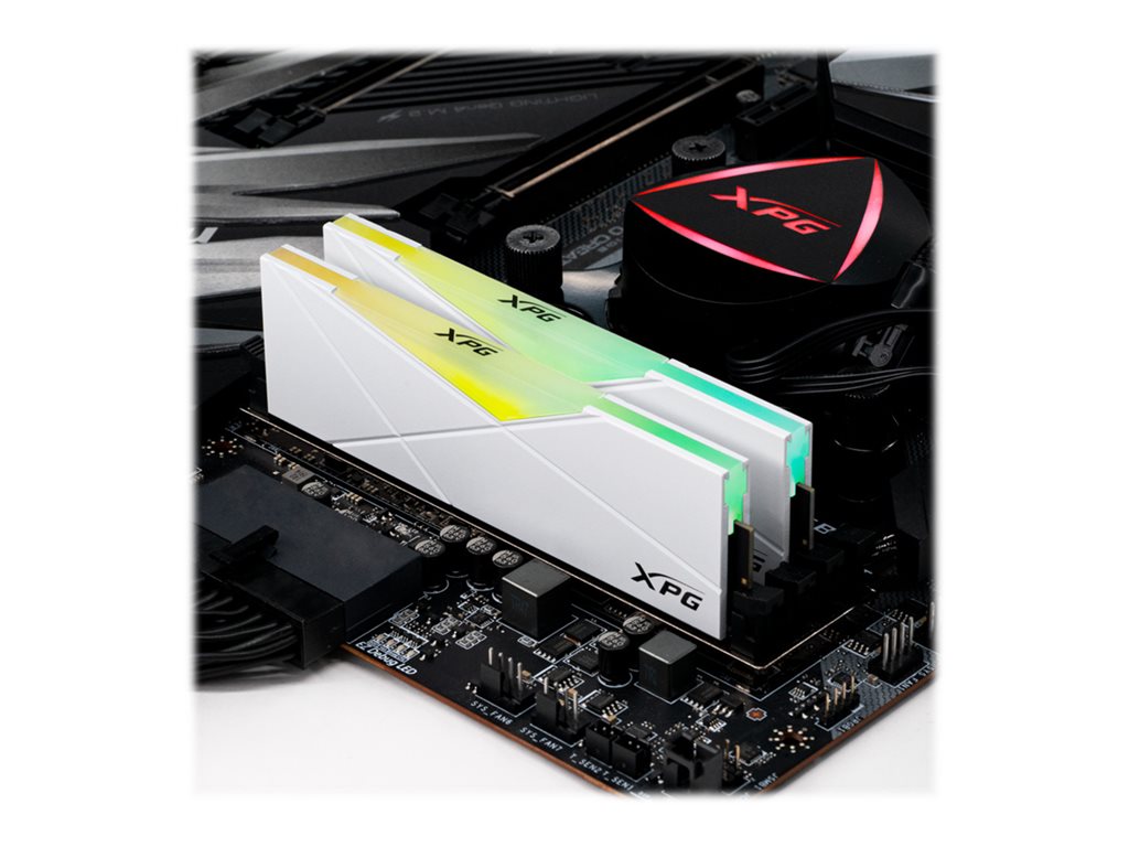 XPG SPECTRIX D50 - DDR4 - kit - 32 GB: 2 x 16 GB - DIMM 288-pin - 3200 MHz / PC4-25600 - CL16 - 1.35 V - unbuffered -