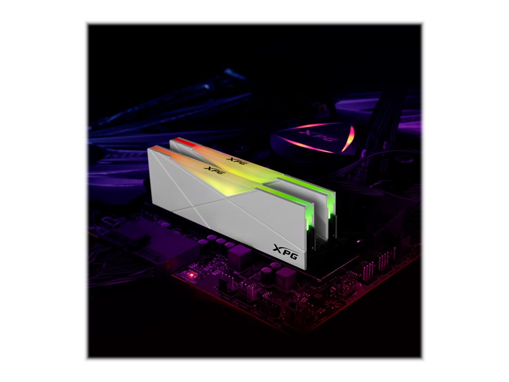 XPG SPECTRIX D50 - DDR4 - kit - 32 GB: 2 x 16 GB - DIMM 288-pin - 3200 MHz / PC4-25600 - CL16 - 1.35 V - unbuffered -