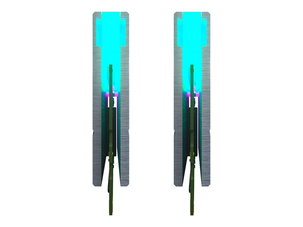 XPG SPECTRIX D50 - DDR4 - kit - 32 GB: 2 x 16 GB - DIMM 288-pin - 3200 MHz / PC4-25600 - CL16 - 1.35 V - unbuffered -