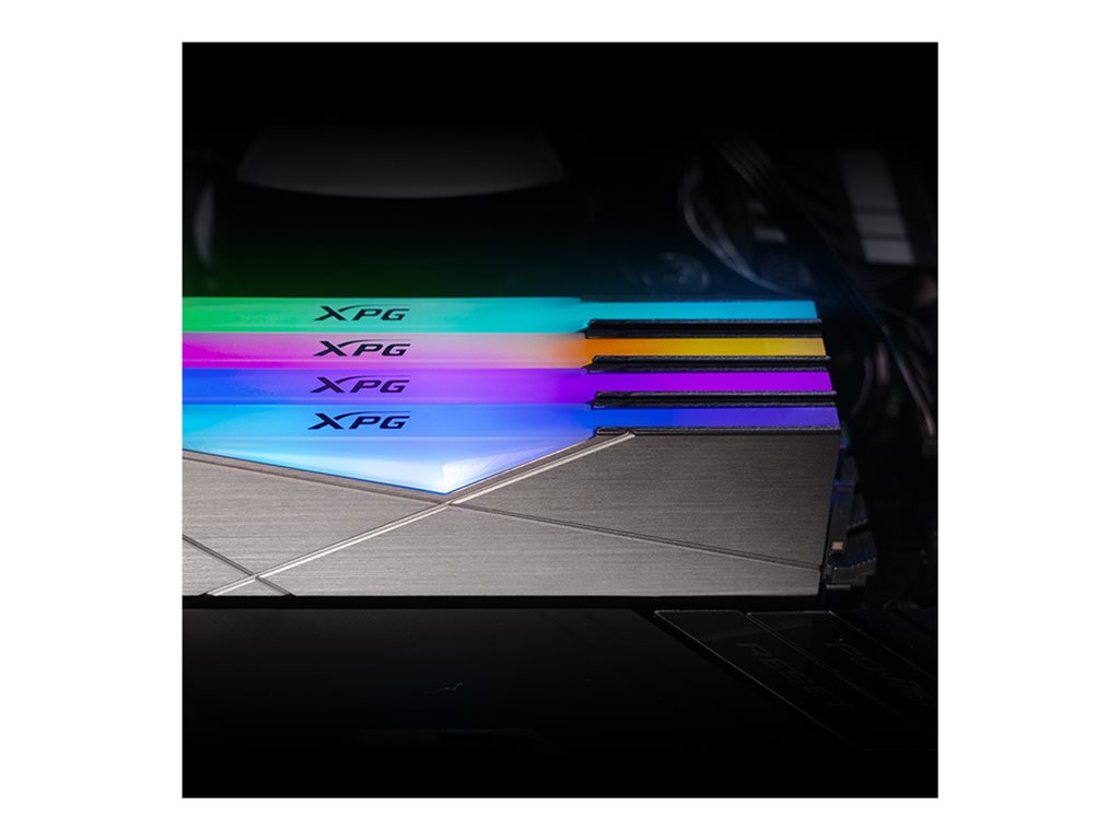 XPG SPECTRIX D50 - DDR4 - kit - 32 GB: 2 x 16 GB - DIMM 288-pin - 3200 MHz / PC4-25600 - CL16 - 1.35 V - unbuffered -