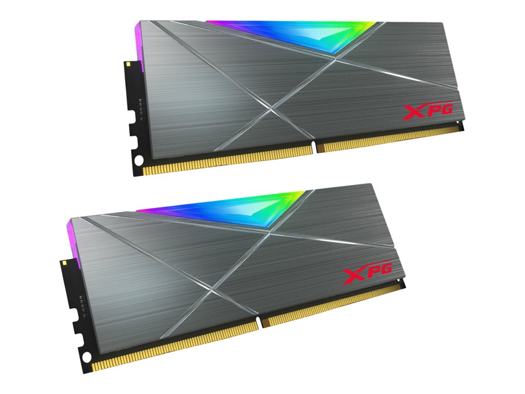 XPG SPECTRIX D50 - DDR4 - kit - 32 GB: 2 x 16 GB - DIMM 288-pin - 4133 MHz / PC4-33000 - CL19 - 1.4 V - unbuffered -